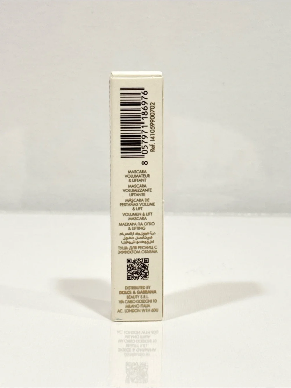 Dolce & Gabbana Devotion 36h Volume Mascara 01 Ultra Nero Travel Size .10oz New